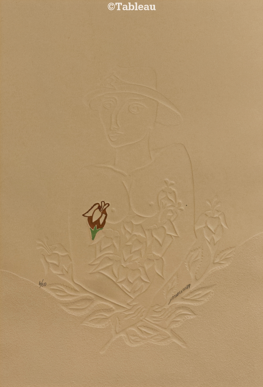 Artwork by José Carlos Júlio de Moura, Figura, Made of Engraving