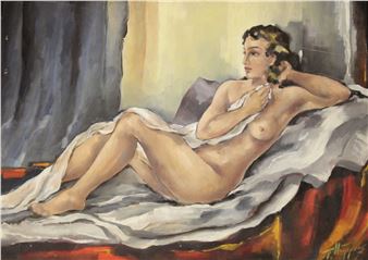 Weibl. Akt - F. Huppers