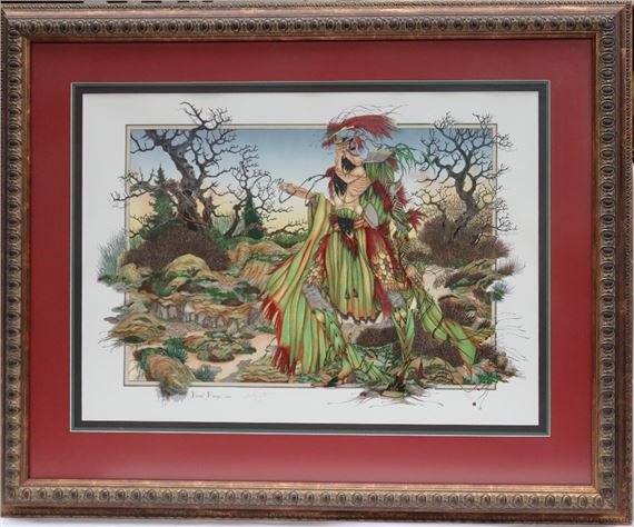 Illingworth Forest Flame by J. C. Graham