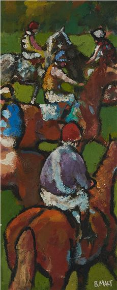 Horses and Jockeys by Brian D. Malt