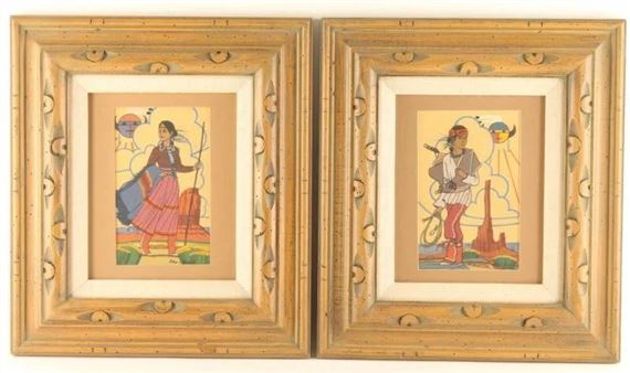 One indian lady and one indian