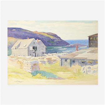 Fish Houses / Lobster Traps, Monhegan - Sears Gallagher