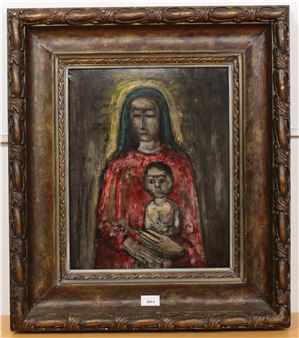 Maria met kind - Nicolaas Huppes