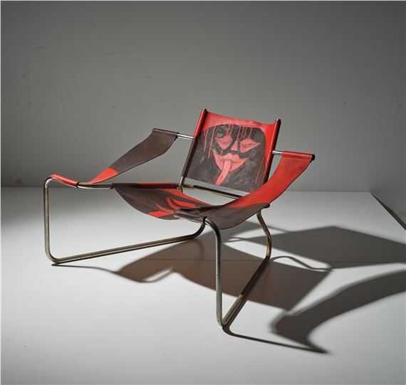 Gunter Schimunek A Unique Tubular Steel Lounge Chair Mutualart