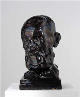 A bust of Simon Wunderlich - Heinrich Zita