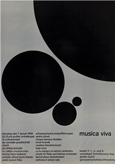 MUSICA VIVA. . - Josef Müller-Brockmann