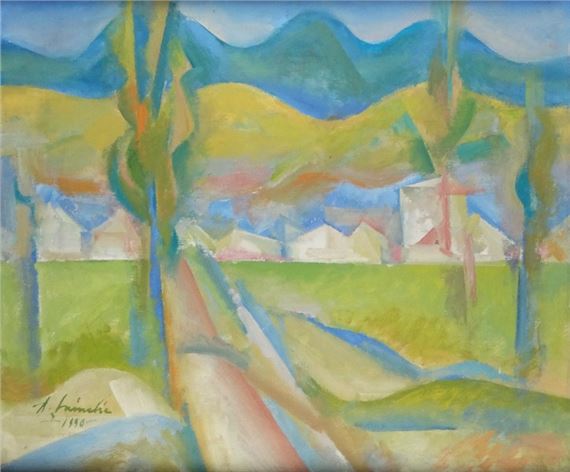 Út Nagybányára by Alexandru Sainelic, 1990