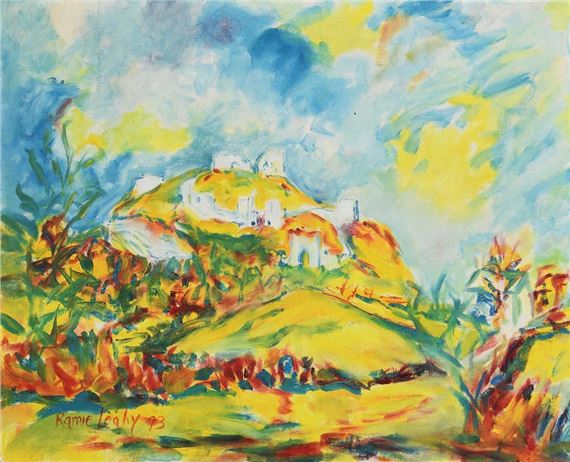 The Rock of Dun na Mase, Co. Laois by Ramie Leahy, 1993