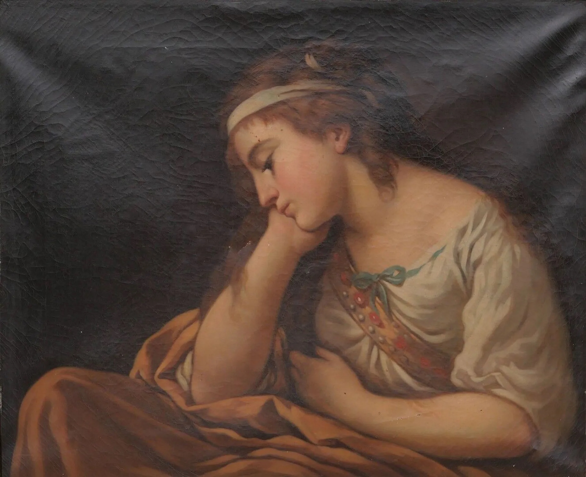 Louis Jean François Lagrenée | La Mélancolie | MutualArt