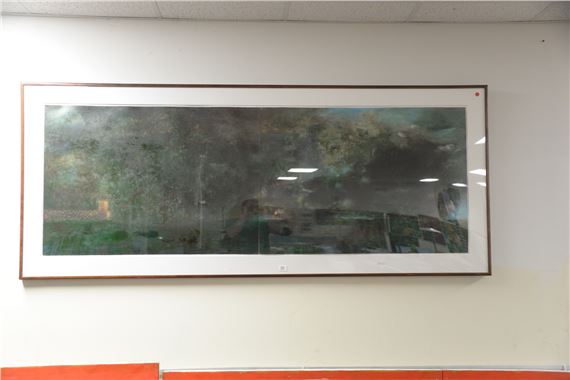 Painting a Memory of a Painting of a Deluge Vaguely Taken from and Ida of Leonardo's - Robert Ferrandini