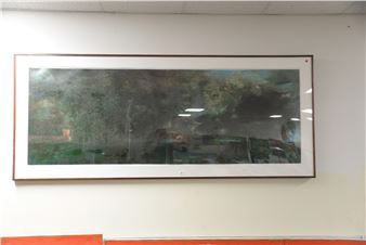 Painting a Memory of a Painting of a Deluge Vaguely Taken from and Ida of Leonardo's - Robert Ferrandini