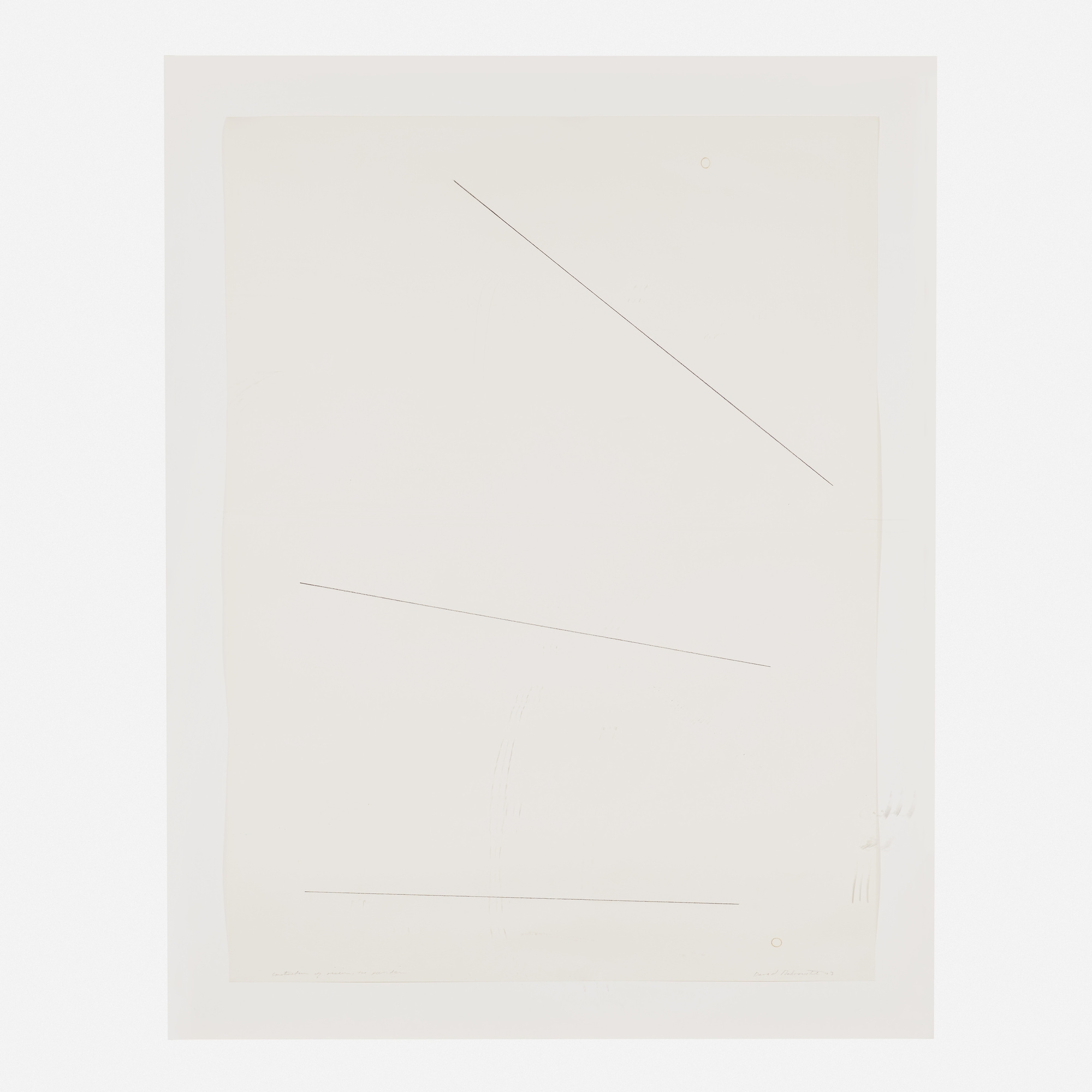 David Rabinowitch | Construction of Vision (1973) | MutualArt