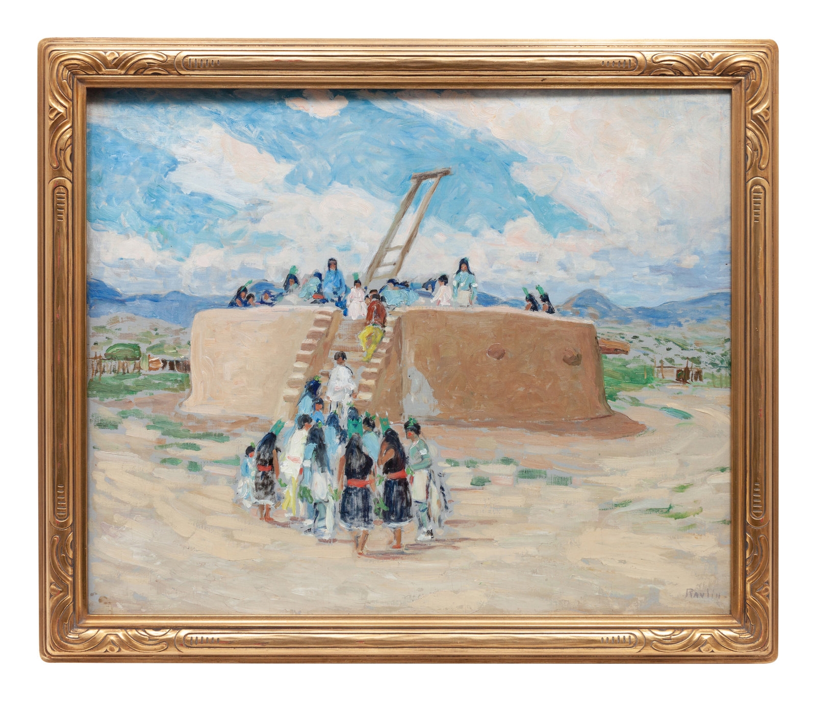 Grace Ravlin Cochiti Corn Dancers MutualArt