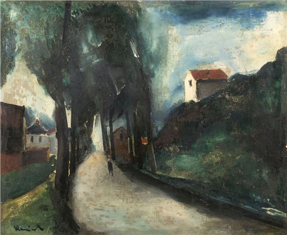 La route by Maurice de Vlaminck, circa 1912