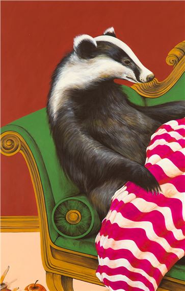 Badger's dream by Adelajda Kot, 2021