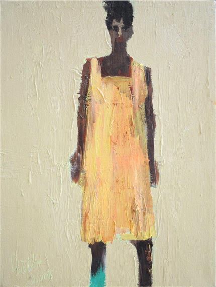 LÁNY SÁRGA RUHÁBAN by József Csató, 2008