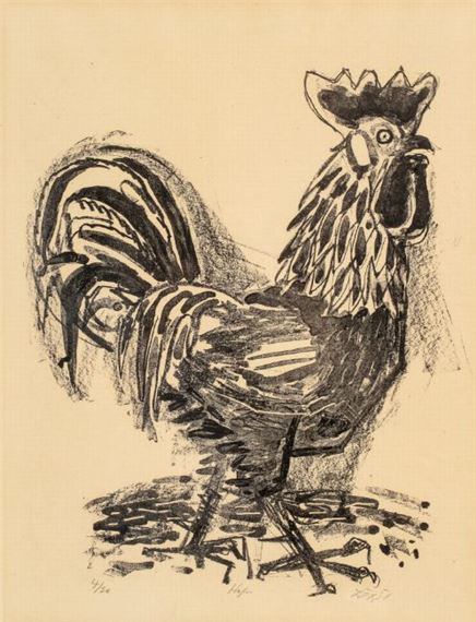 Hahn by Otto Dix, 1951