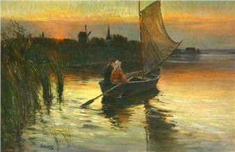 Liebespaar bei Werder an der Havel - Paul Söborg