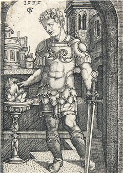 Mucius Scaevola - Monogrammist F.G.