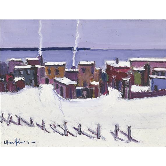 Winterlandschaft am See