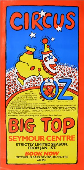 Martin Sharp | Circus Oz | MutualArt