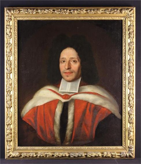 Head & Shoulders Portrait believed to be of Richard Byers, Vice Chanchellor of Cambridge University by John Closterman