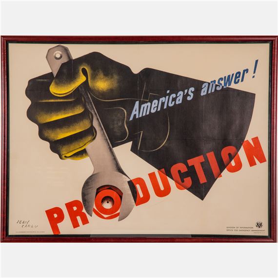 Jean Carlu | America's Answer - Production (1942) | MutualArt