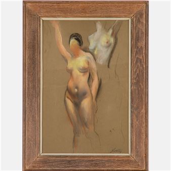 Nude Study - Myron Chester Nutting