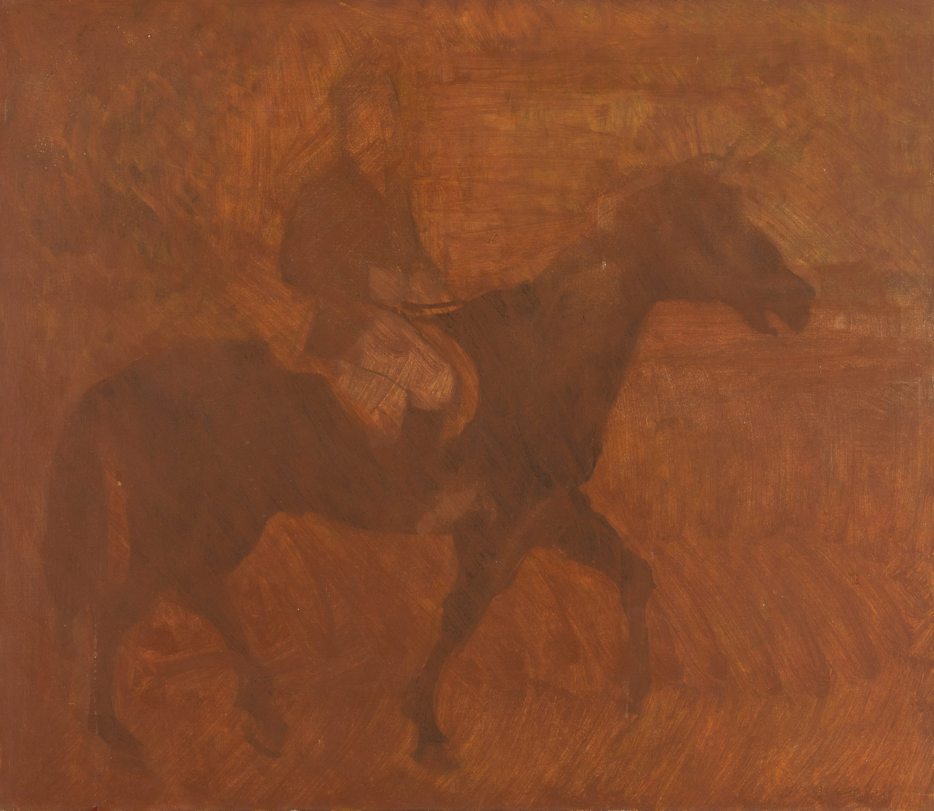 Artwork by Carlos González Bogen, A Caballo, Made of Oil on canvas