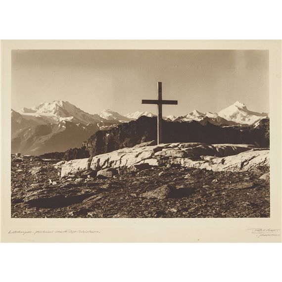 Lötschenpass: Mischabel-Monte Rosa-Weisshorn