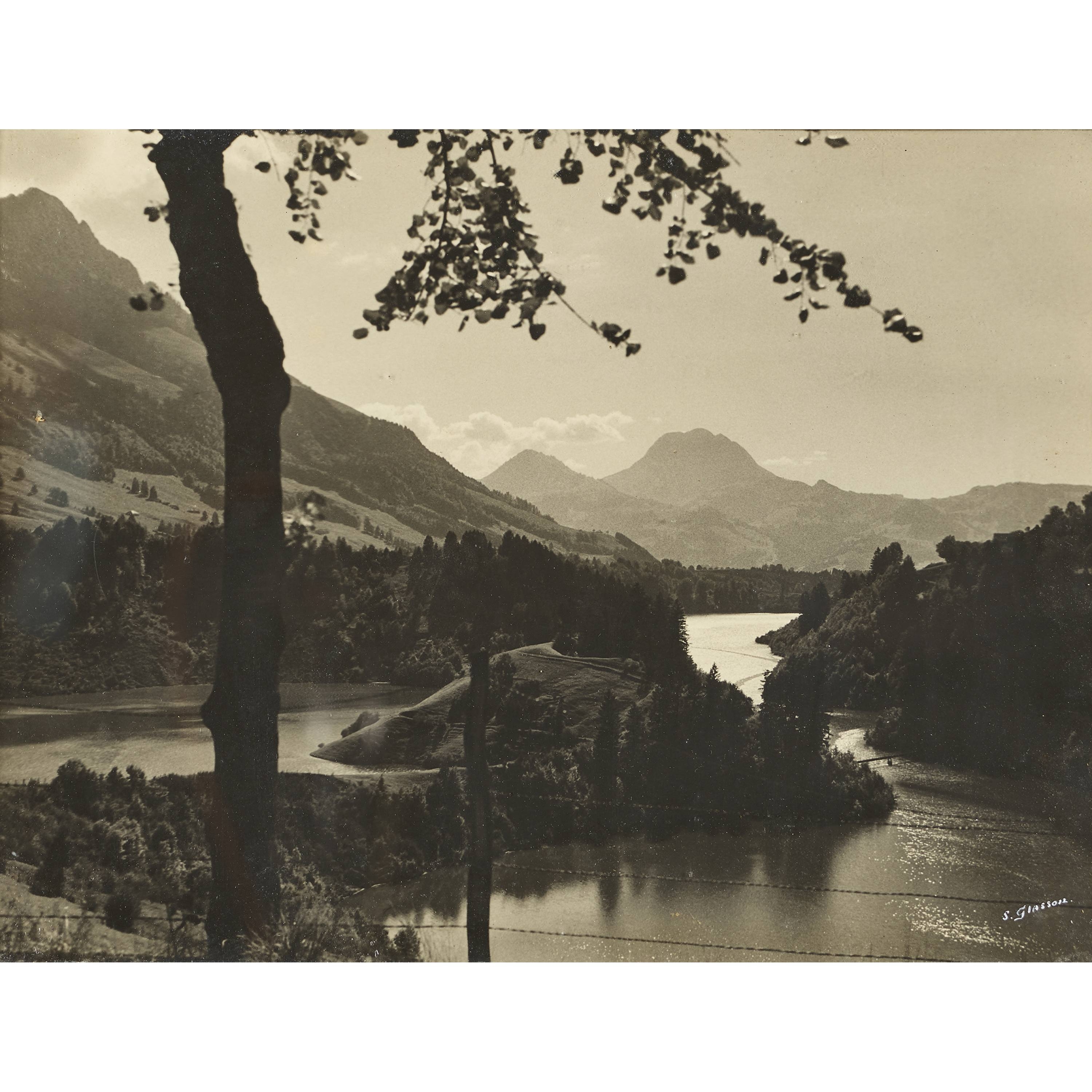 Artwork by Simon Glasson, Saane mit Moléson, Made of Gelatin silver print