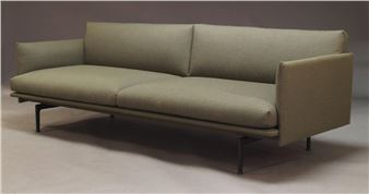 an 'Outline' three seater sofa for Muuto - Espen Voll