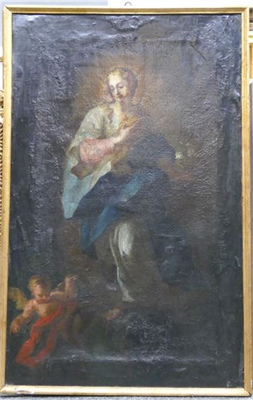 Stehende Muttergottes mit Lilien by German School, 18th Century