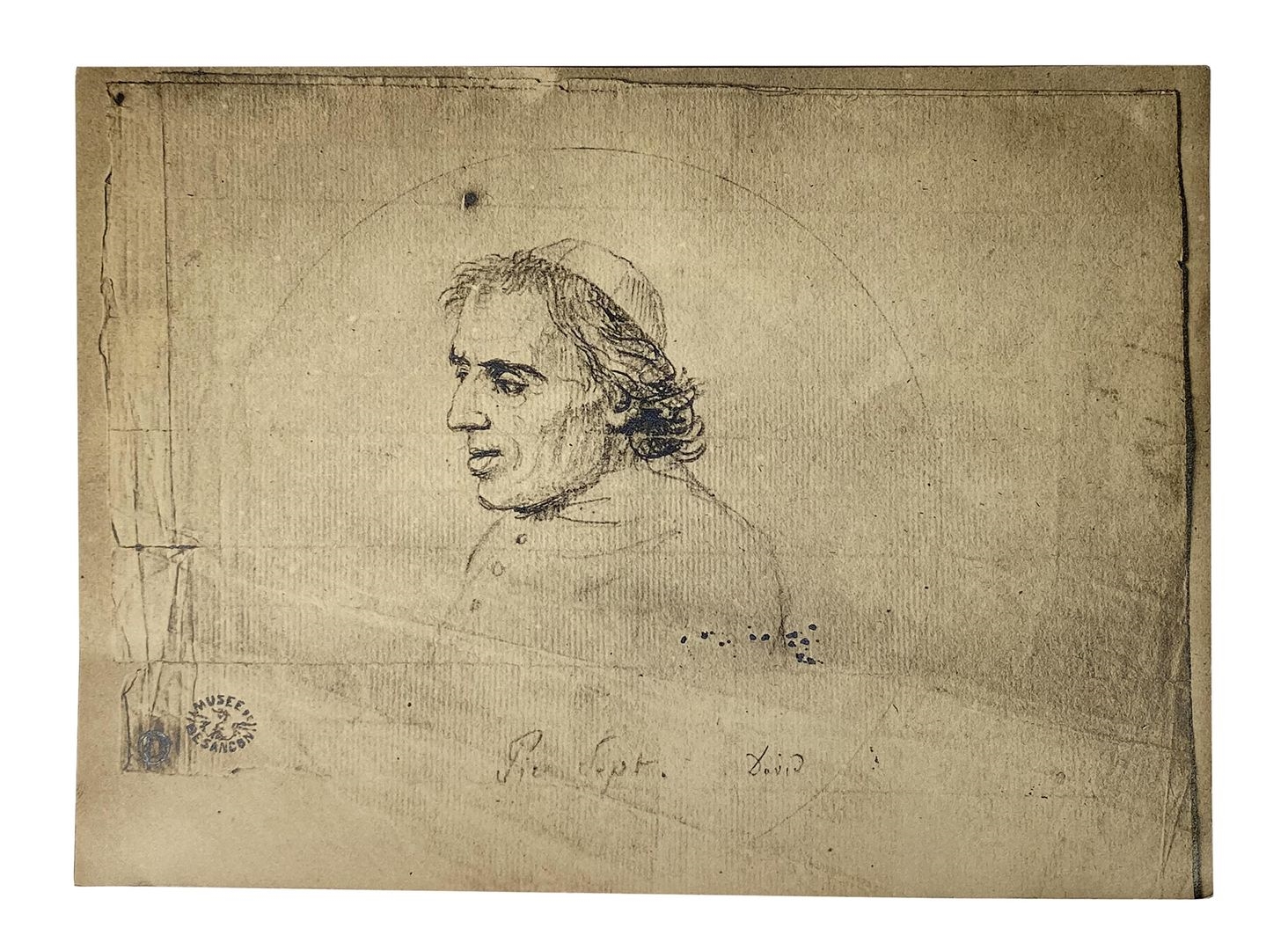 Jacques-Louis David, Etude de tête portant le bonnet phrygien