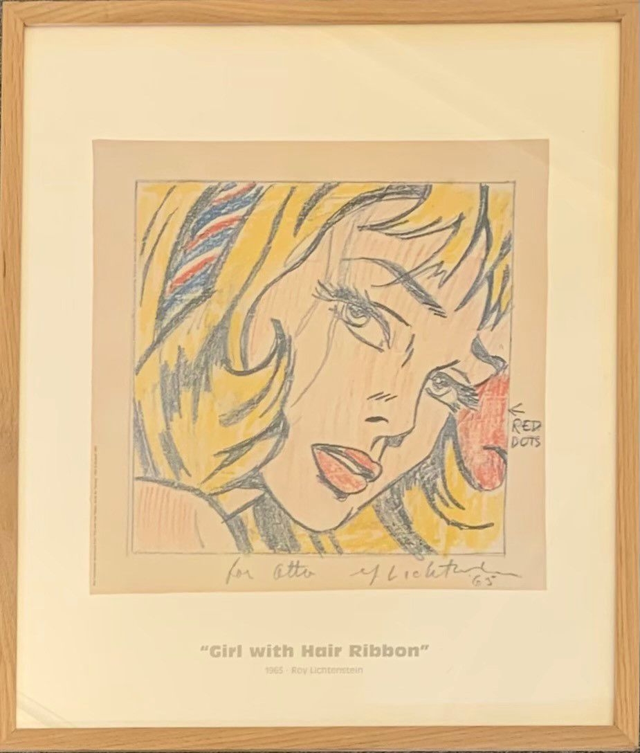 Roy Lichtenstein | GIRL WITH HAIR RIBBON (1965) | MutualArt