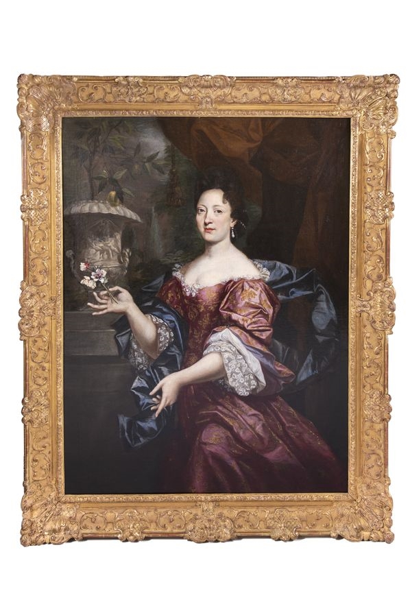 Portrait de femme au citronnier by French School, 17th Century