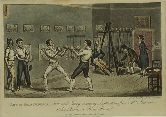 The Art of Self Defense by George Cruikshank, 1821