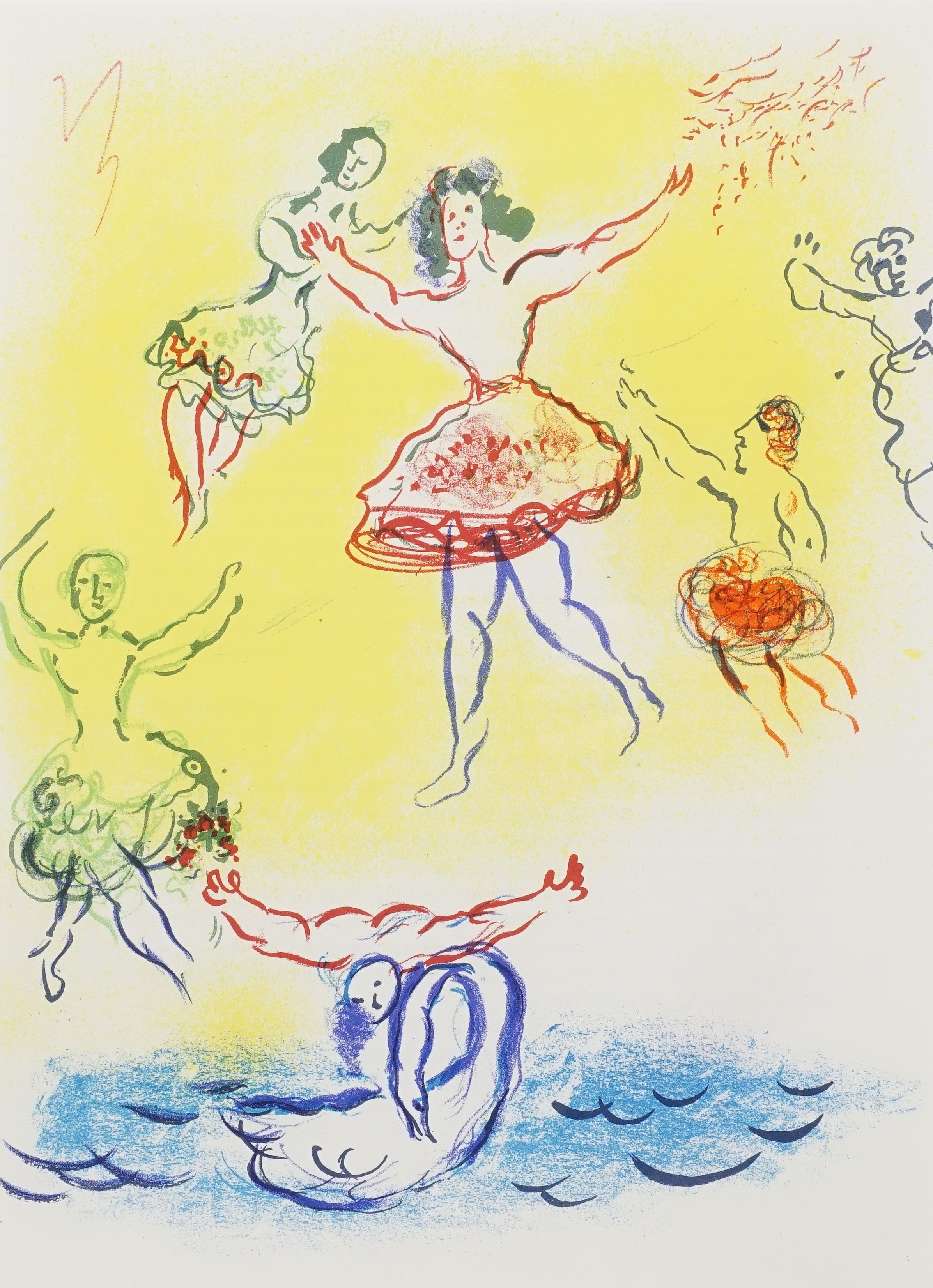 Swan Lake by Marc Chagall, 1965