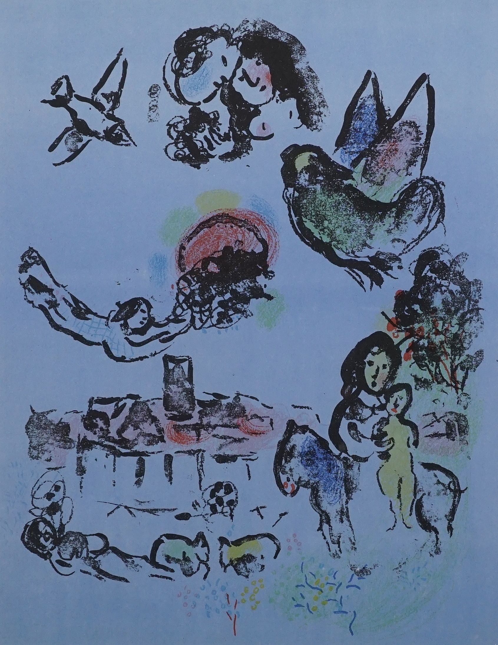 Night in Vence by Marc Chagall, 1963