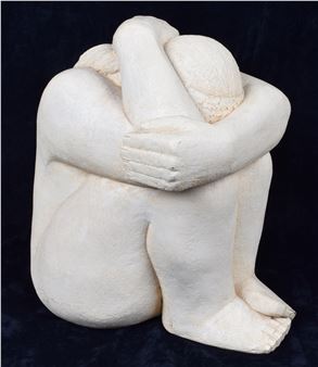 Seated female figure - Jean Fenton