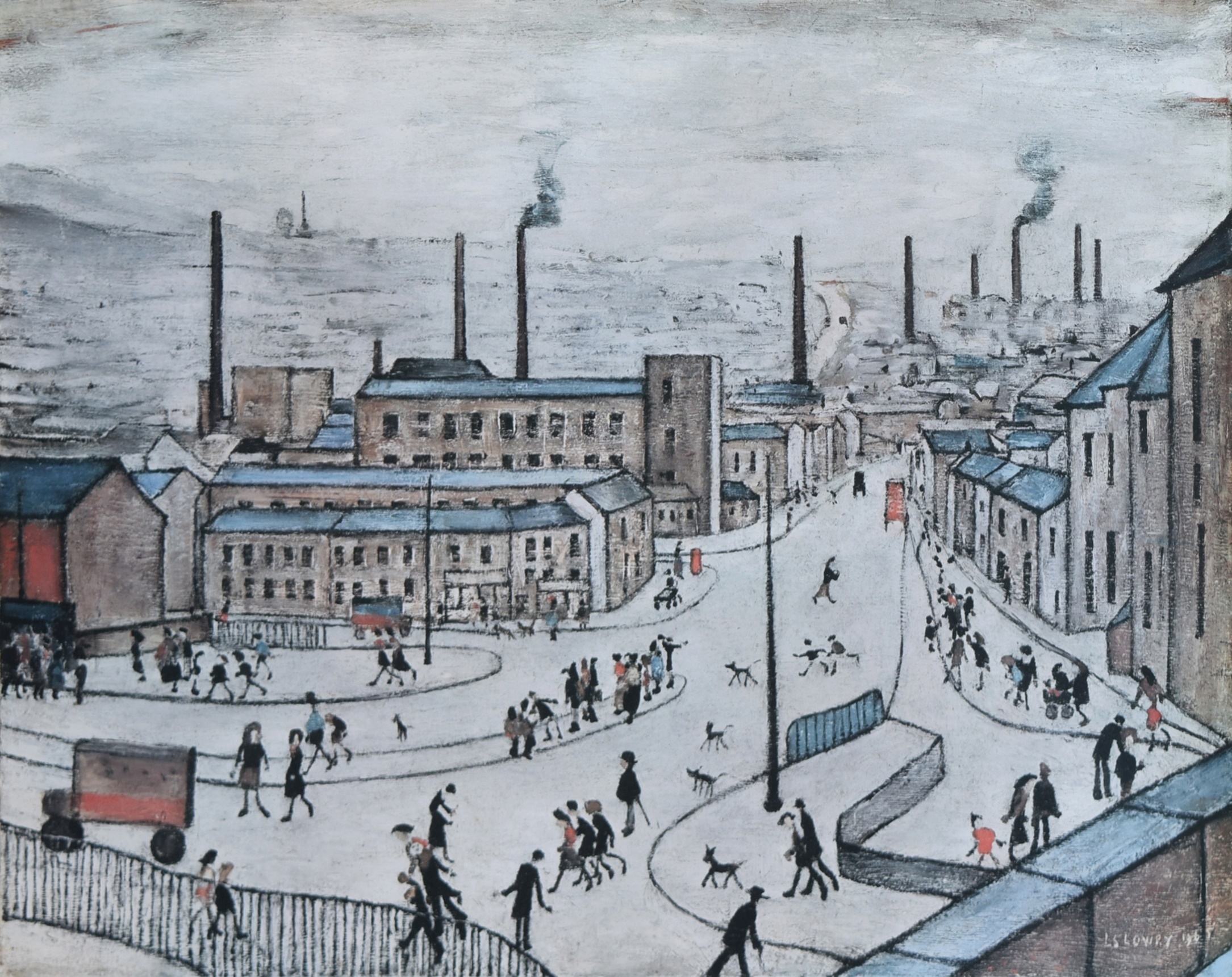 Laurence Stephen Lowry Huddersfield (1973) MutualArt