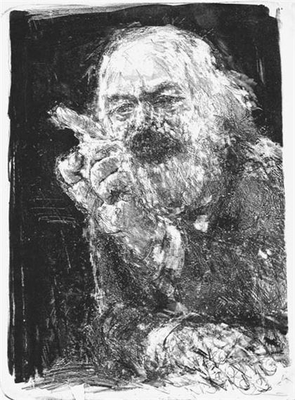 Bernhard Heisig | Karl Marx (1982 - 1983) | MutualArt