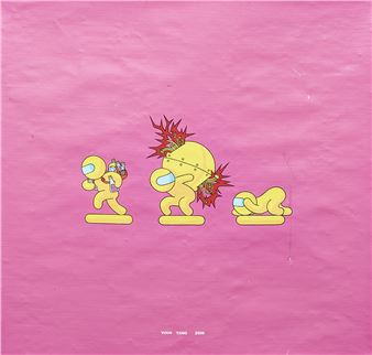 Figures on Pink - Wan Yang