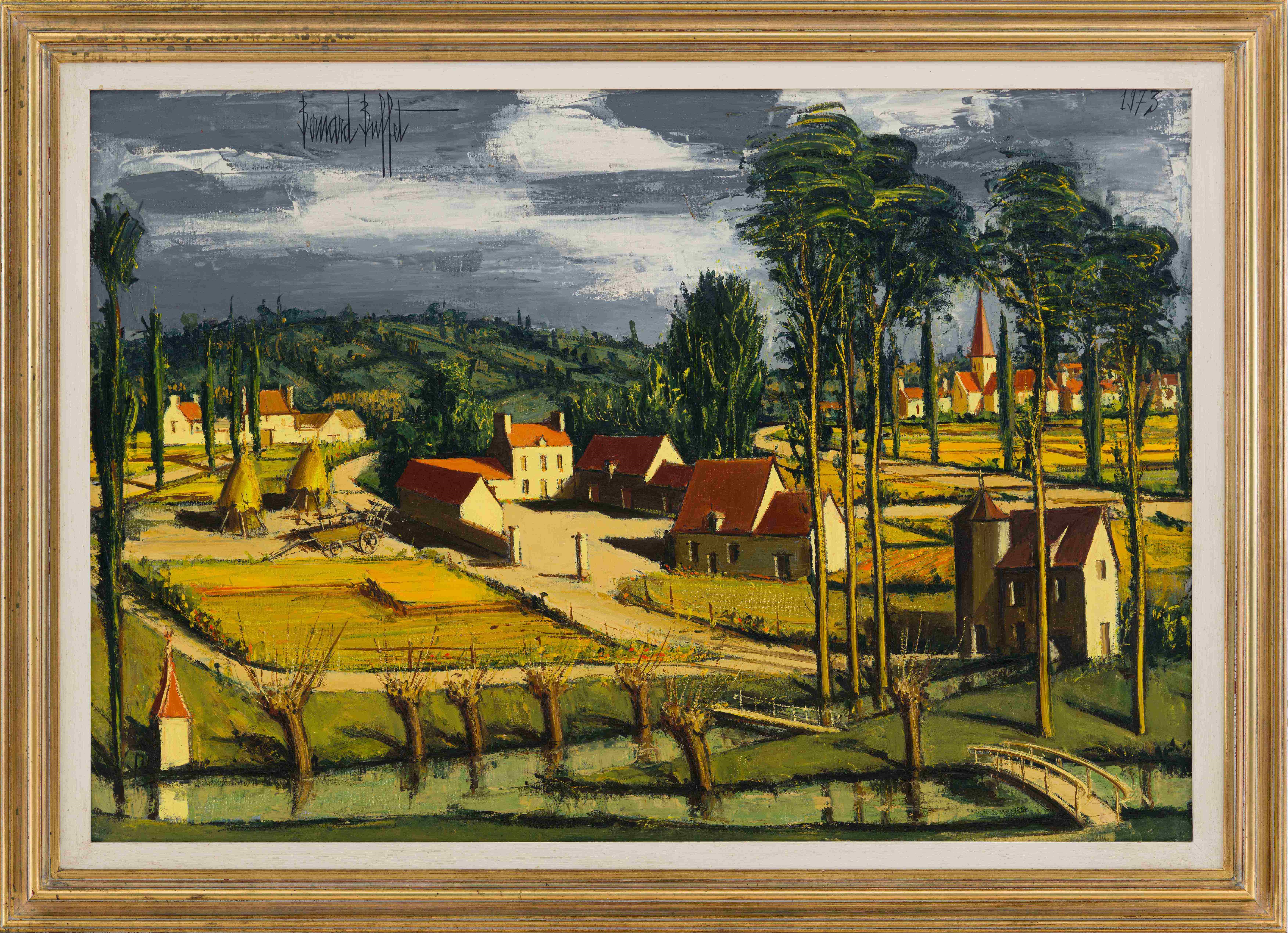Bernard Buffet | Environs de la Rochepot (1973) | MutualArt