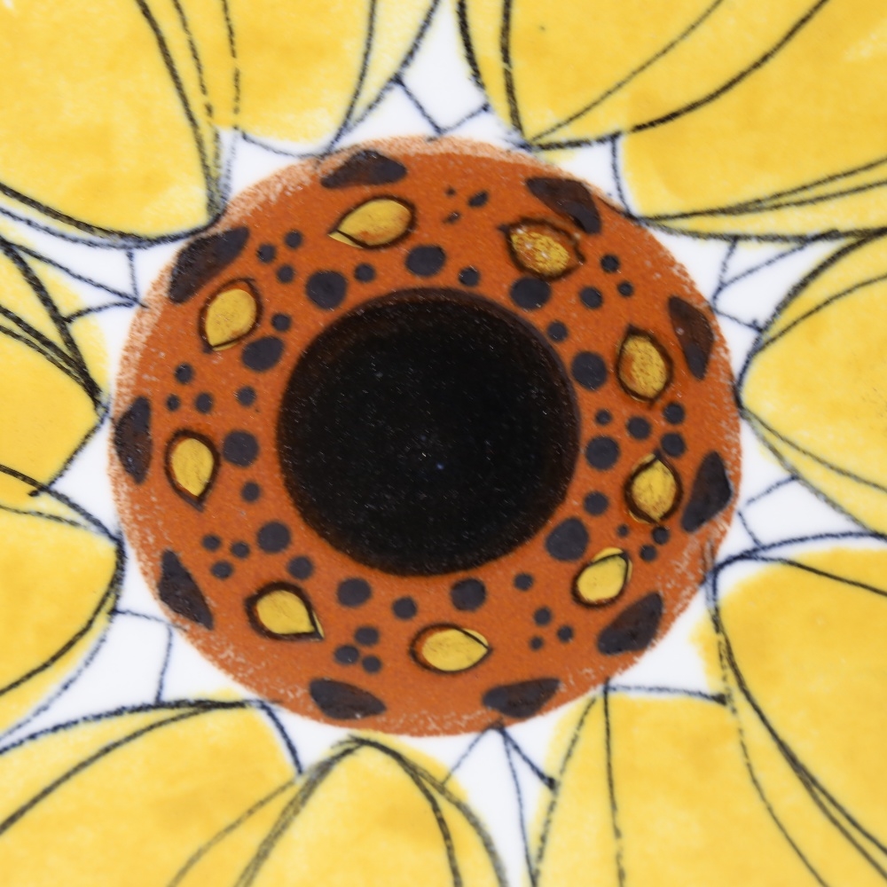 Hilkka-Liisa Ahola | a 1960s sunflower pattern charger | MutualArt