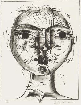 FACES (portfolio of 3) by Genichiro Inokuma, 1989