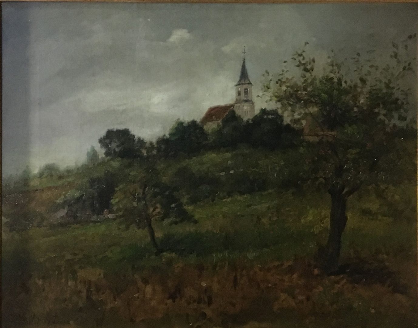 Artwork by Victor Viollet-le-Duc, Country, Made of Oil on canvas