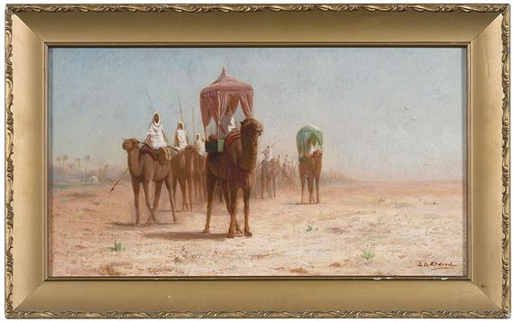 The Camel Caravan by Lemuel D. Eldred
