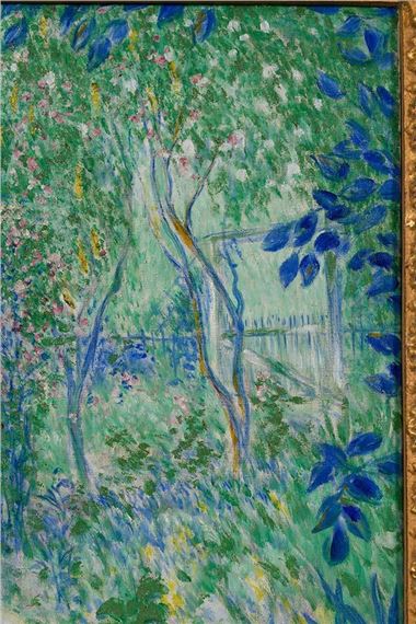 Theodore Earl Butler | Garden in Giverny (1928) | MutualArt