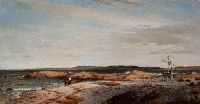 Artwork by Winckworth Allan Gay, Cohasset Salt Works, Made of Oil on canvas